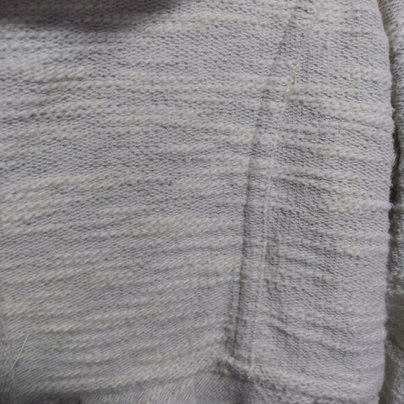 Anthropologie Alihop Gray Knit Peplum 3/4 Sleeve Button Up Jacket Size M - Picture 8 of 8